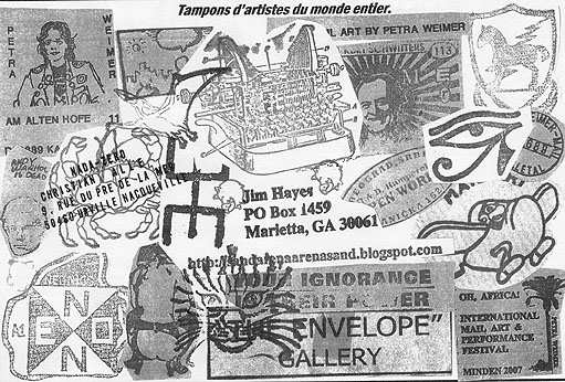 tampons d'artistes du monde entier